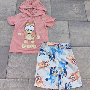 Cute Bluey Outfit Size 4t
